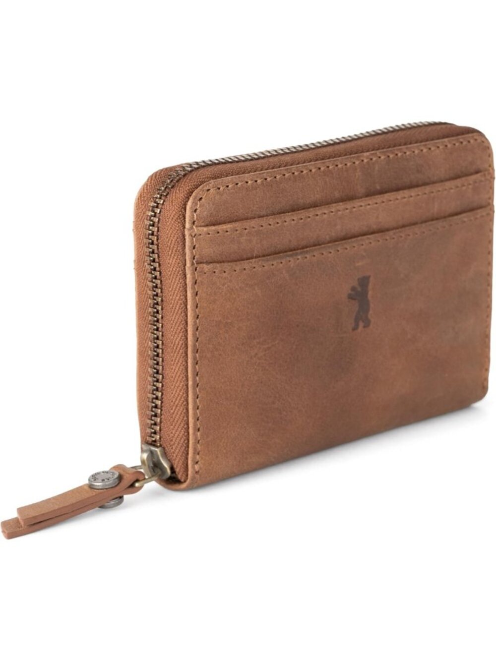 Genuine Leather Small Wallet for Women - Stylish Brown Gift Box Included